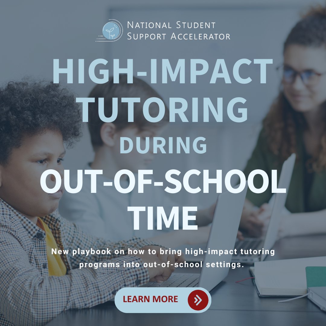 NEW RESOURCE! Announced today at the NPSS Summit at <a href="/usedgov/">U.S. Department of Education</a>, <a href="/NSSAccelerator/">National Student Support Accelerator</a> released a new High-Impact Tutoring in Out-of-School Time Playbook with input from the NPSS Hub, <a href="/ymca/">ymca</a> <a href="/BGCA_Clubs/">Boys & Girls Clubs of America</a> <a href="/CampFireNHQ/">Camp Fire 🏕🔥</a> <a href="/HorizonsNatl/">Horizons National</a> &amp; <a href="/KPcatalysts/">KPcatalysts</a>! studentsupportaccelerator.org/ost-playbook