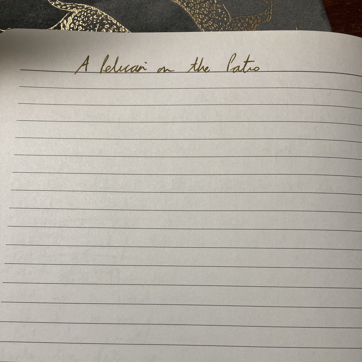 Still laughing at my drafting process for this poem. Often when I look back I can find all sorts of clues to how it began and how it evolved, but here I am pretty much clueless!
