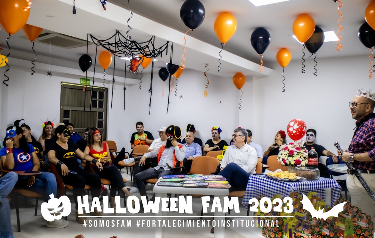 Fun_Magdalena's tweet photo. #Halloween | Compartimos una fiesta de disfraces junto a nuestros #colaboradores, fortaleciendo los lazos de compañerismo y creando un ambiente de unidad. Fue un evento divertido y memorable que unió a todos los participantes en un espíritu de diversión y cooperación. #SomosFam https://t.co/Uzg5EuHj3A