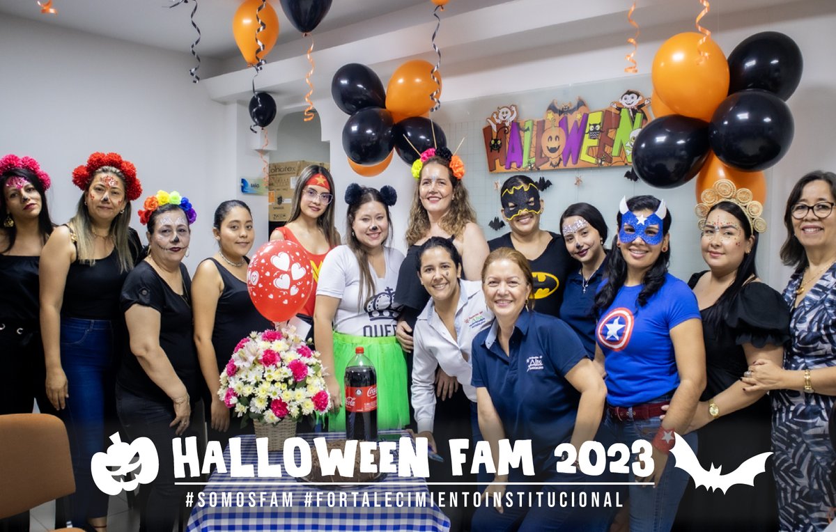 Fun_Magdalena's tweet photo. #Halloween | Compartimos una fiesta de disfraces junto a nuestros #colaboradores, fortaleciendo los lazos de compañerismo y creando un ambiente de unidad. Fue un evento divertido y memorable que unió a todos los participantes en un espíritu de diversión y cooperación. #SomosFam https://t.co/Uzg5EuHj3A