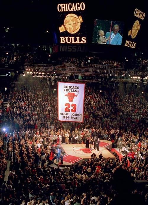 culturesoc's tweet photo. This Day in Sports History 📍 

This day in 1994, The Bulls retires Michael Jordans “23” after his first retirement. https://t.co/by9GbbOrVQ