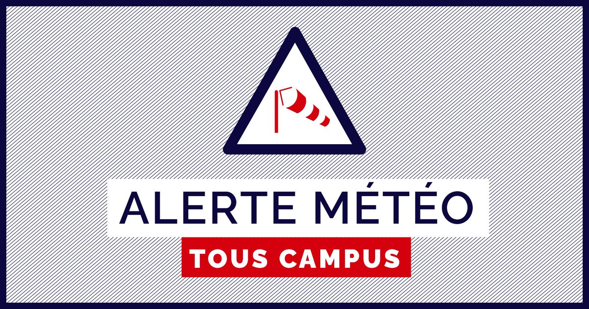 Universite_Caen's tweet photo. Suite à l’alerte météo en cours, tous les campus seront fermés jeudi jusque 13h dans l’Orne et le Calvados et soir pour le département de la Manche.
Nous vous invitons à la plus grande prudence et à respecter les consignes des autorités.
Consultez vos mails pour rester informés. https://t.co/wN5t48fszX