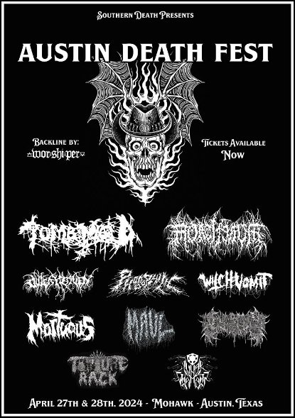 TheSonOfNun's tweet photo. Just scored my tickets to Austin Death Fest 🤯🫨😳🔥🤘🏻

I'm not even sure if they're done announcing...

TOMB MOLD...OUTER HEAVEN... PHOBOPHILIC...MORTUOUS...TORTURE RACK...LUNAR CHAMBER...........WHAT!?

#austindeathfest #deathmetal #newschool #tombmold #phobophilic #mortuous https://t.co/zAlHgdpBIj