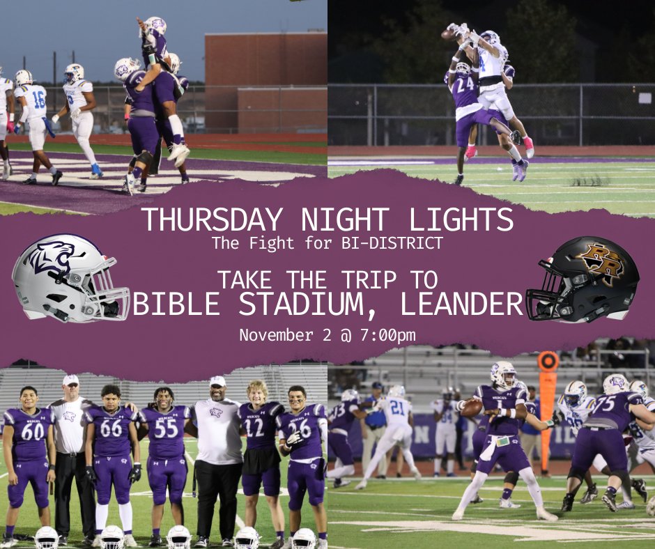 ElginWildcatFan's tweet photo. Take a ride to Leander to support your @etxhsfb Thursday. @ELGINISD_EHS @ElginTxISD @CoachJayWllms @jefferylove66 @Nathenlewis06 #UTD #OTOTOF #NEW23ASON @GJefferson_15 https://t.co/77VXCR01R7