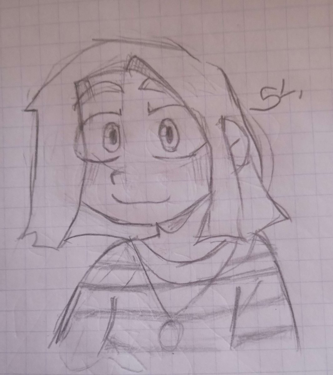 AskelMaybe's tweet image. I did a meetup with a friend yesterday to celebrate halloween, she drew me today, this art is beautiful!!!