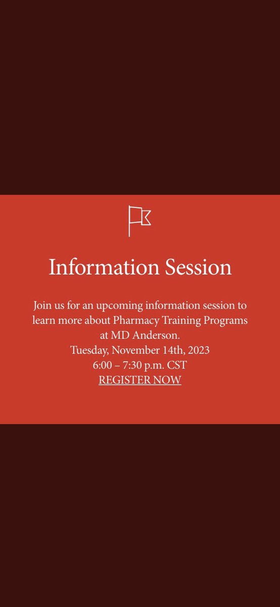 📣📣 Pharmacy students/PGY1s: Interested in residency and working with the best at MDA?! 🎉🎉 Learn about our programs at our virtual info-session! Sign up here: docs.google.com/forms/d/e/1FAI…