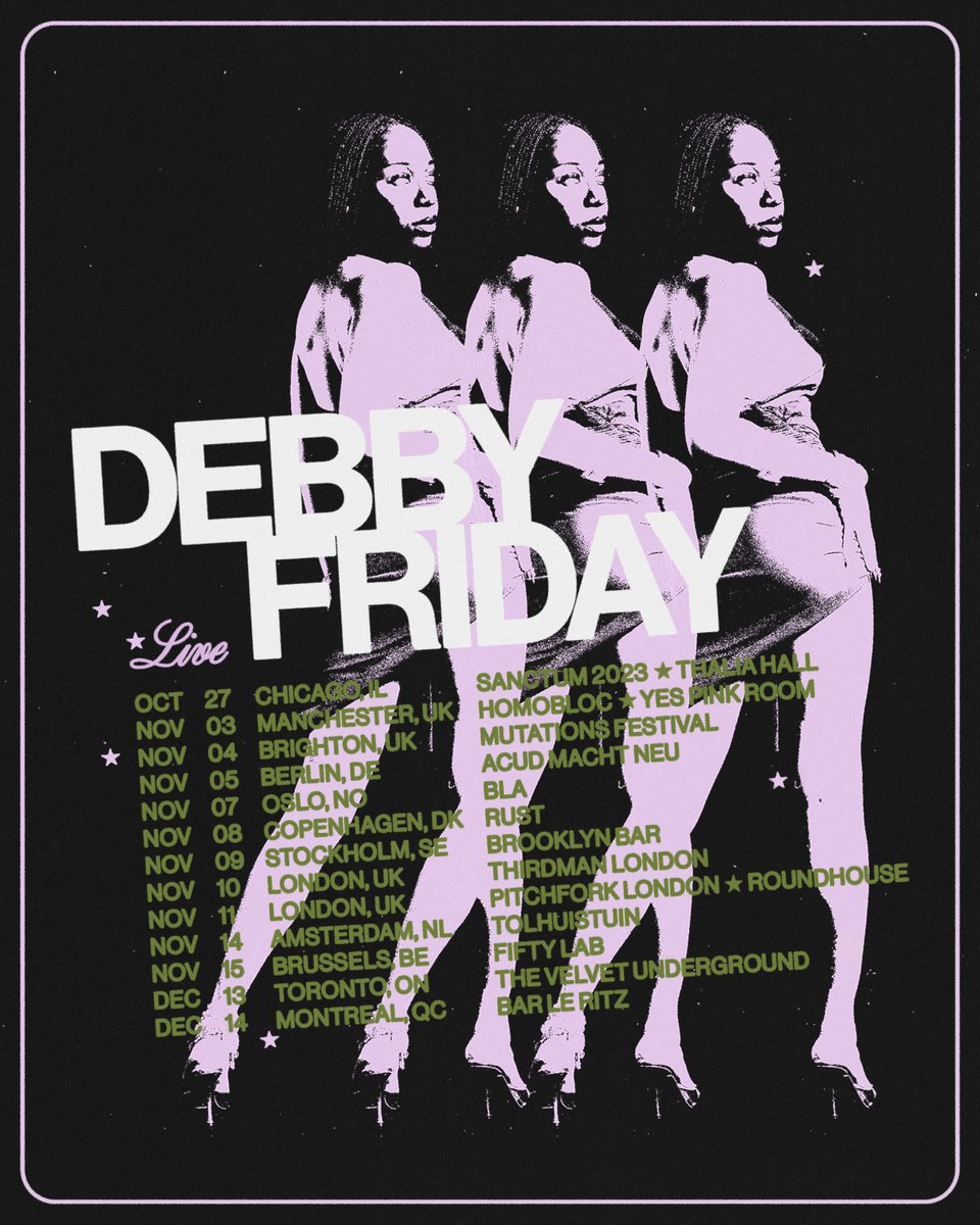 Just announced ★ Dec. 13th @ The Velvet Underground with Debby Friday &amp; distraction4ever ★ Ticket link in bio!