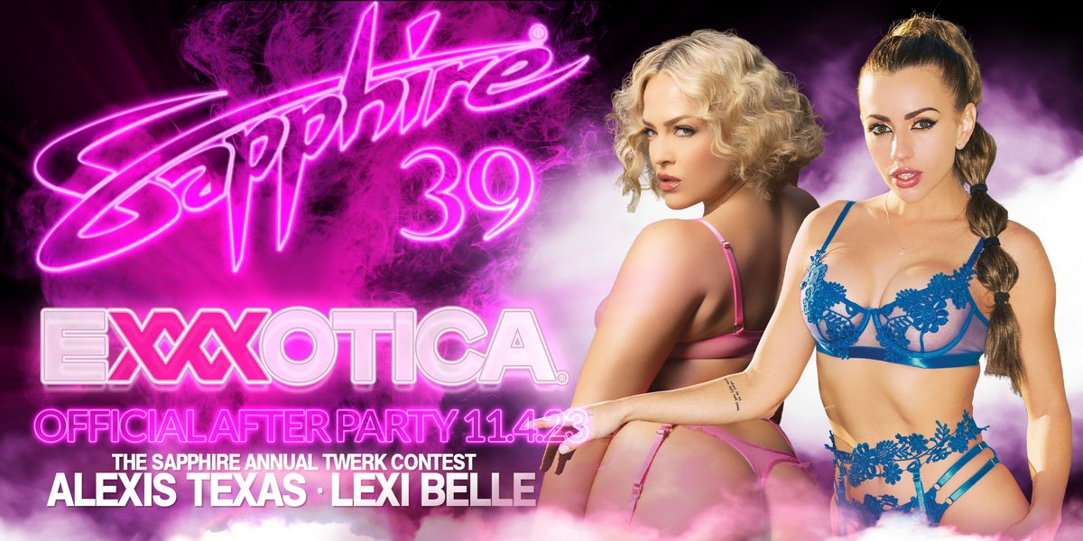 SATURDAY NIGHT! Get Ready for @Alexis_Texas and @OMGitsLexi to host our annual @EXXXOTICA After Party! Twerk Contest, Stage Show, and more! Get your tickets ASAP! Tickets 🎟️ - bit.ly/46PowKD