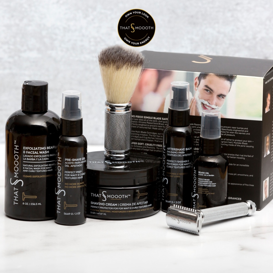 Not sure what the right products are for you? 

Take our customization quiz to find out: 
thatssmoooth.com/pages/thatssmo… 🔑

With all-natural ingredients and no harmful chemicals or fragrance, you can’t go wrong with any of our products!