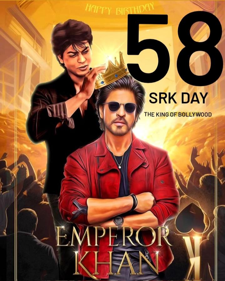 iamBollywoodd's tweet photo. Happy Birthday Shah Rukh Khan
👑 🎂🎂🎂🎂🎈🎈
The King of Bollywood  

.
#SRK #ShahRukhKhan
#KingKhan #kingofBollywood
#SRKDay #Dunki 
#HappyBirthdaySRK 
#HappyBirthdayShahRukhKhan
#HappyBirthdayKingKhan https://t.co/PaH116mMoY