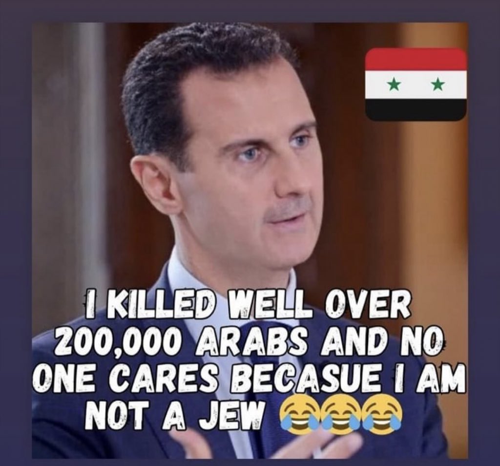 Assad thanks you for your silence