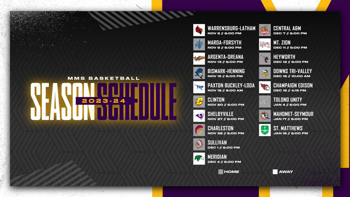 mmsbasketball25's tweet image. A Look Ahead.

Start times are  7th grade - 8th grade games follow immediately after!

Schedule does not include tournament games

#SagesBasketball | #GoSages
