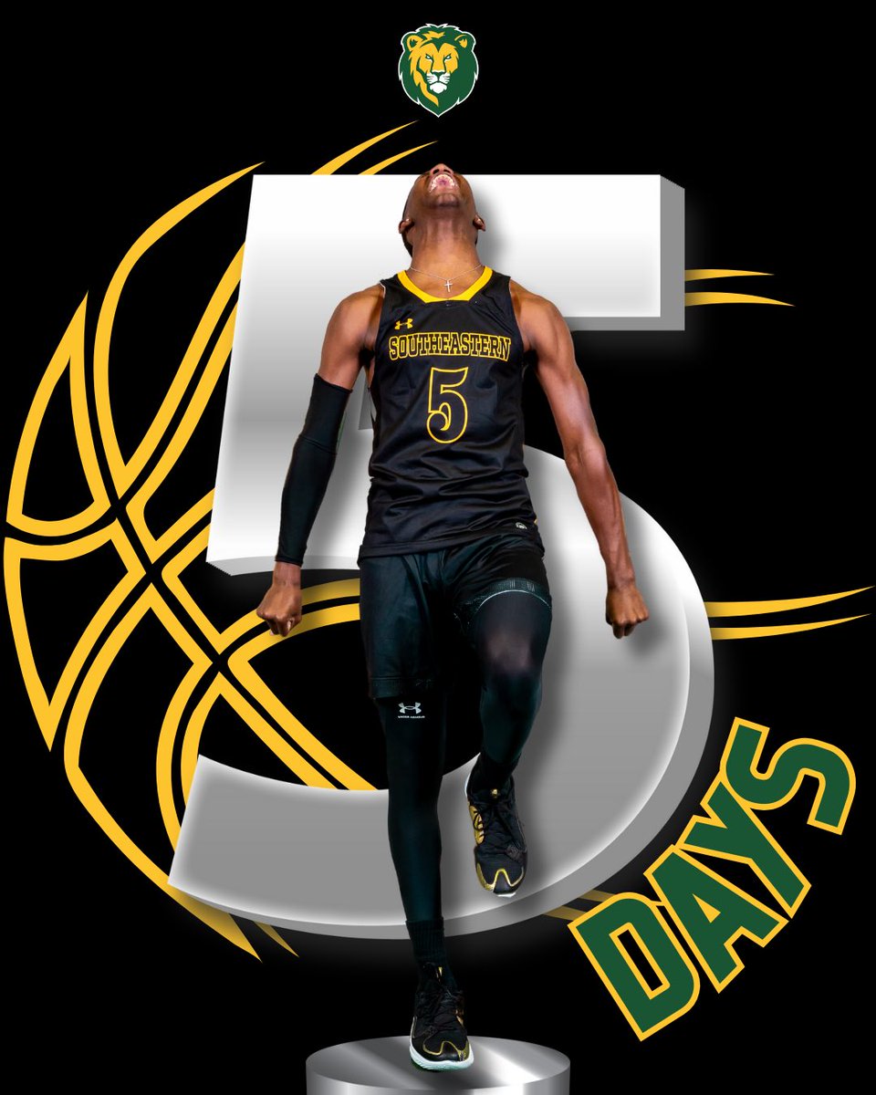 The COUNTDOWN continues…⏳

 5️⃣ MORE DAYS!

#LionUp | 🦁👆
