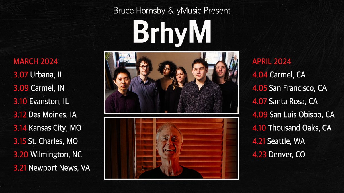 .@yMusicNYC & I performed a brief 5-concert tour in late Feb/early March 2020, just before the world shut down for COVID. We had such a good time playing those 5 gigs that we kept collaborating remotely during the pandemic and wanted to do this all again under a new name — BrhyM.