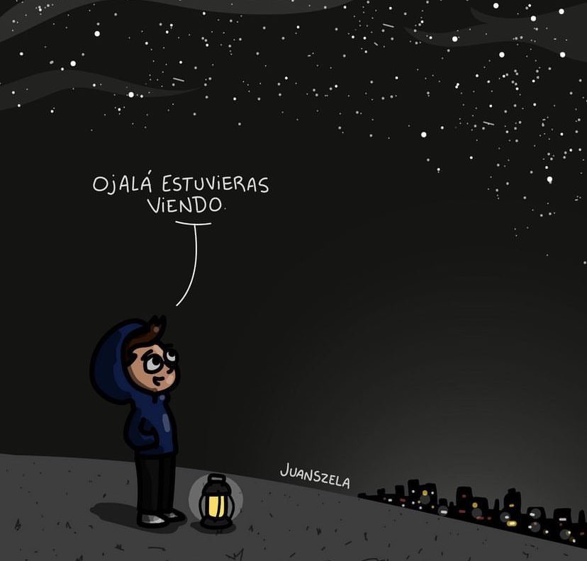 Ojalá sientas orgullo por mí