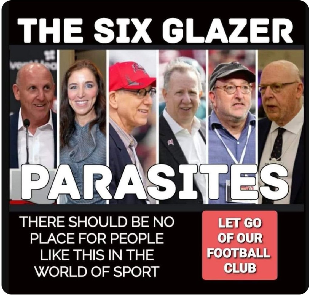 Gazelliottmufc's tweet photo. #GlazersAreScumOfTheEarth #GlazersFullSaleNOW #GlazersOut https://t.co/7OlbZYgNbZ