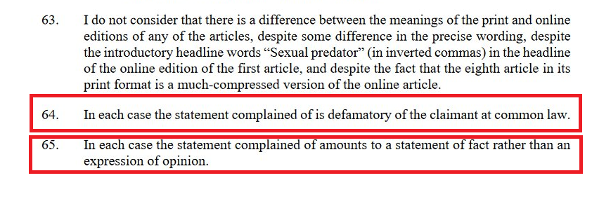 JohnTheWhite1's tweet photo. @PaulLewis "The Guardian’s investigation was deeply reported and researched, and we intend to defend our journalism robustly"

Pleased to hear it Paul, because now this trial is going ahead on all those counts of defamation, have to pull off something very special to avoid big £££ damages! https://t.co/Nb7rKGiYMP