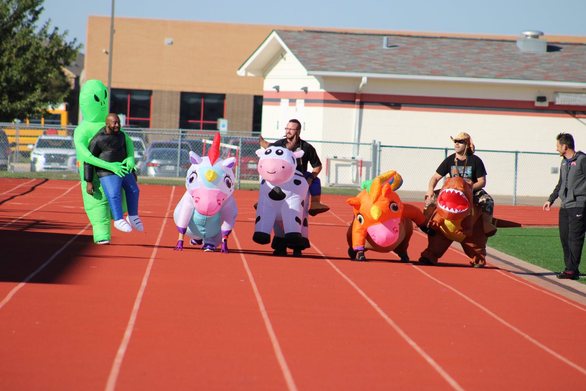We had our first pep rally of the year and our Admin and Officer did not disappoint!! #MMSINSPIRES #REDRED
