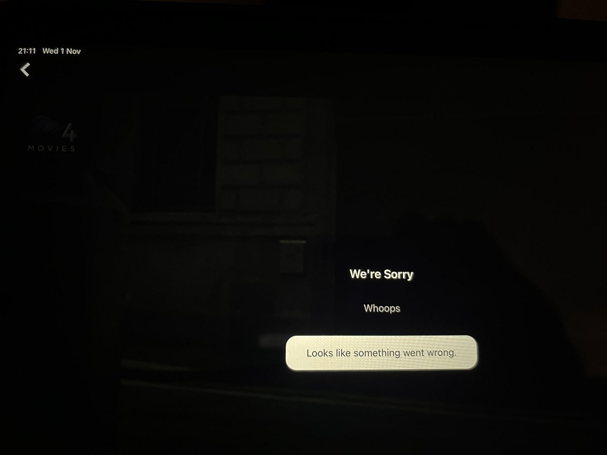 tim_whitfield14's tweet photo. When you pay for premium, almost R1k per month I thought I’d get better service. I get live tv being a tough one but a movie where you have to restart it 7 times is a bit ridiculous. @DStvSouthAfrica @DStv starting to feel like it’s run by @Eskom_SA https://t.co/jVLGffs4im