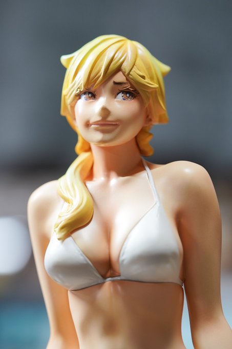 ウム。1/6ガレージキット真琴ちゃん金髪小武ver.できたと言っても過言ではない。あとは全体をUVカットコートしたあとスムースクリアを吹く。ビキニに何か追加処理するかこのまま行くかもうちょい考える。 