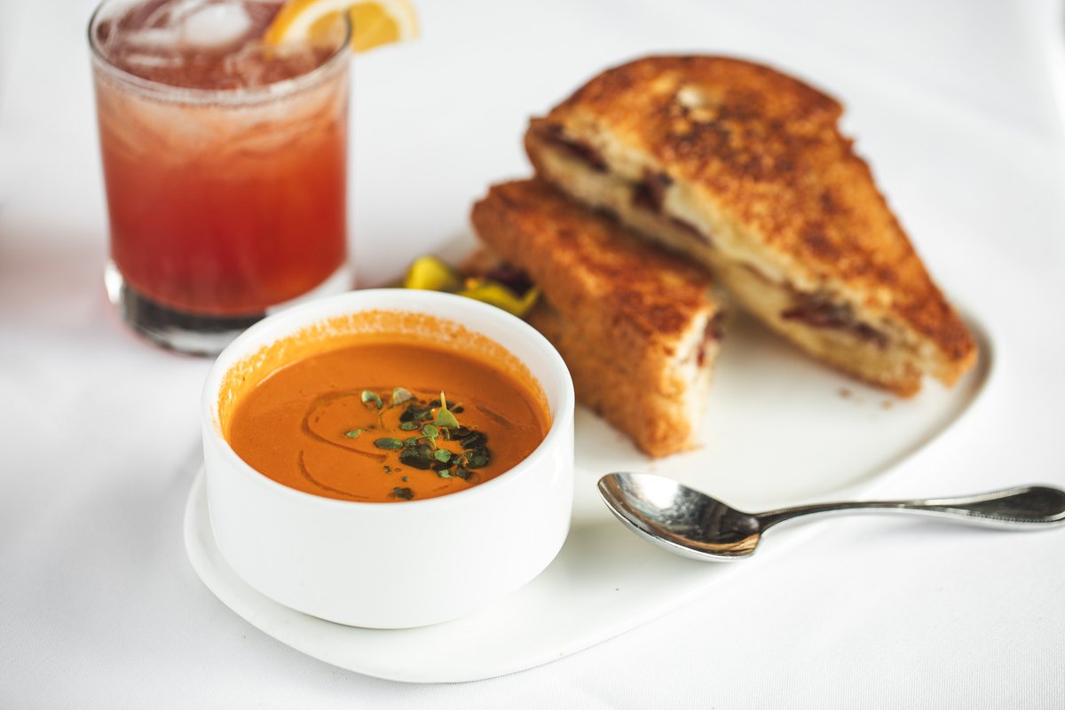 Rain have you down? Let Alma Nove turn your day around with this delicious pairing!

Bacon Grilled Cheese &amp; Tomato Soup

~ Cheddar, Fontina &amp; Asiago Cheese
~ Crispy Bacon
~ Spicy Smoked Tomato Soup

Make Your Lunch Reservation Today!