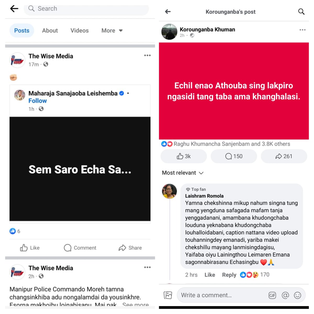 ITLFMedia_Cell's tweet photo. 🚨 BREAKING NEWS! 🚨 MEITEIS RAID ARMOURIES AGAIN! 💥

On Oct 31 and Nov 1, 2023, Member of Parliament, Rajya Sabha, Mr. Leishemba Sanajaoba shared this ominous message on Facebook: "Be prepared, my children."

@RajyaSabha @rajyasabhatv @VPIndia @MVenkaiahNaidu @LokSabhaSectt @lokshabhaspeaker @loksabhatv @sansad_tv
@ombirlakota @GauravGogoiAsm @VanlalvenaK

Furthermore, Mr. Korounganba Khuman, the self-styled Commander of radicalized Meitei terrorist group #ArambaiTenggol, posted on Facebook: "Come together, brave-hearts, for a remarkable event today."

On the evening of Nov 1, 2023, Meitei mobs, led by radicalized extremist groups #ArambaiTenggol, #MeeteiLeepun, and infamous #MeiraPaibis, launched an attack on the 1st Bn Manipur Rifles camp at Imphal, and are believed to have looted around 600 guns and an undisclosed amount of ammunition. 

And this is probably the umpteenth time Meitei mobs and their terrorist freely looted armouries in and around Imphal since May 3, 2023. 

Is our Hon'ble PM Shri @narendramodi  and Home Minister Shri @AmitShah  even alarmed? This has been happening under their BJP CM's nose, inside his domain!! @INCIndia @AITCofficial @AamAadmiParty 

Thirdly, Meitei media house Eramdam Pao issued a stern WARNING on their Facebook page, advising Meiteis not to post anything on social media, in connection to the planned attack on the Imphal armories. Another proof of State Govt and Meitei Media House in collusion!!

#JusticeUnderAttack #MeiteiThreatTactics #ManipurCrisis 
#SaveManipurTribalsfromMeiteis #TotalSeparationOnlySolution
#UnionTerritoryWithLegislature4KukiZo #MeiteiTerrorists #MeiteisLootingGuns

@khanumarfa @thecaravanindia @satishacharya @Ram_Guha @Polytikles @SCofInd @ravishndtv @PTI_News @editorsguildind @Polytikles @PressCouncil_IN @VanlalvenaK @LMKhaute @majoramitbansal @Spearcorps @crpfindia @MinofDefIndia @paolienlal @mtfdelhi @NamtaUs @COTU_Kangpokpi @dipr_mizoram @IndiaTodayNE @ttindia @MahuaMoitra
