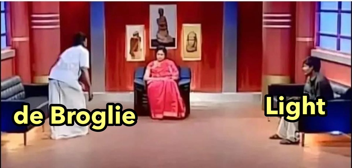 PhDJokesMemes's tweet photo. Particle ah paaka avan paatuku irupan madam
Takku nu thirumbi paatha Wave ah maari delocalize aagiduvan madam https://t.co/hfBL8dG9rK