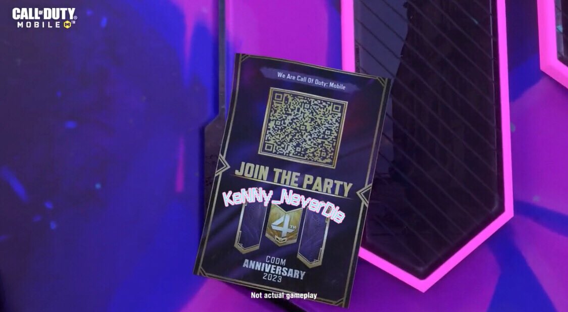 KeNNy_NeverDie's tweet image. 【【【【【お得情報】】】】】

先程ツイートした4周年記念動画内に仕込まれたQRコードを読み込むとシークレットプレゼントが貰えます😉

拡散して皆んなGETしましょう🥳

#CoDMobile #CoDモバイル