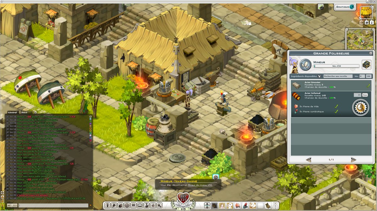 Valdain_Cra's tweet photo. Rush monocompte Wakfu : Mineur 150 en 17 heures et 4 minutes non-stop

On croise les doigts pour le titre premier du serveur !

#Wakfu #OgrestINT https://t.co/Xib34t5q3B