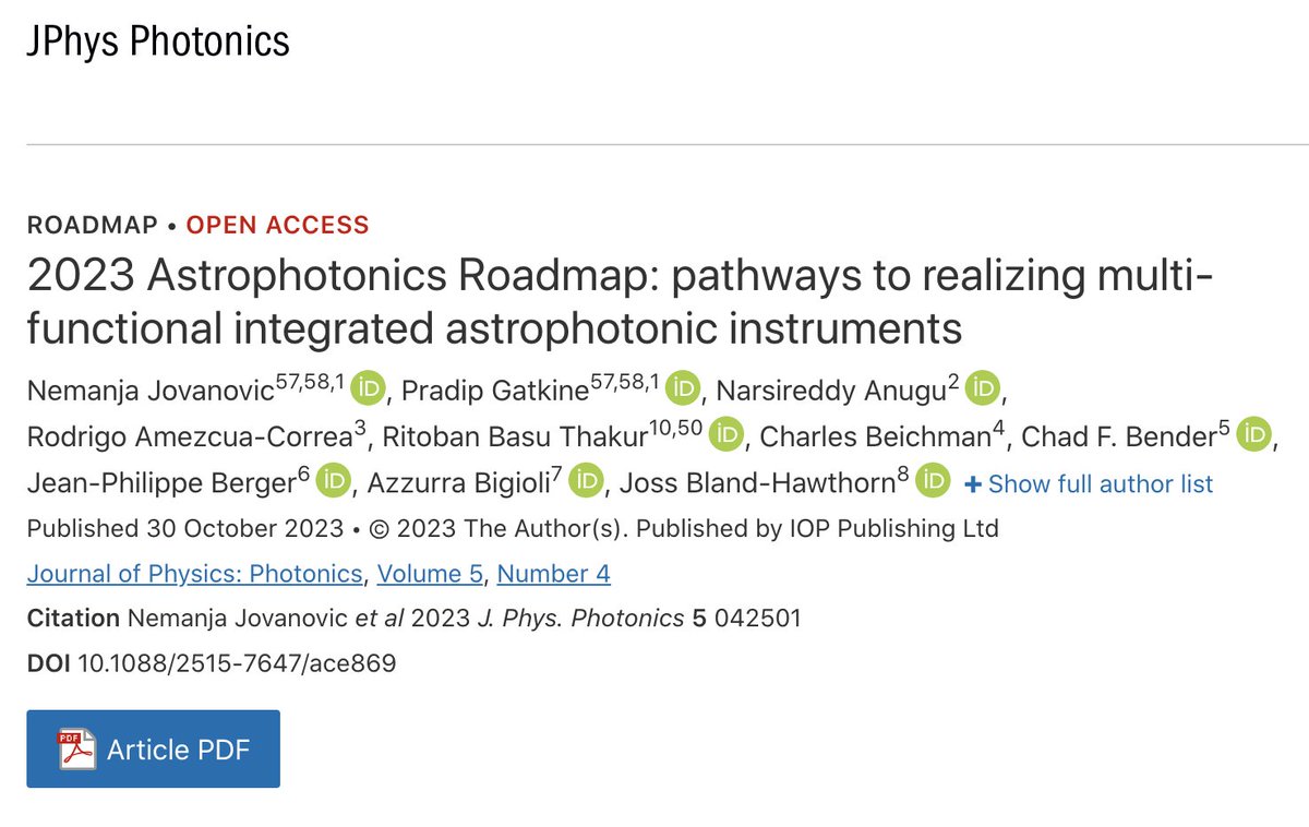 JossBlandHawtho's tweet photo. Exciting developments in astrophotonics...

https://t.co/l219PbFufl https://t.co/ddjef2pGgU