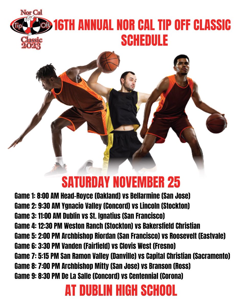 gerryfreitas's tweet photo. Nor Cal Tip Off Classic - Saturday November 25 at Dublin High School https://t.co/KU866zVxu4