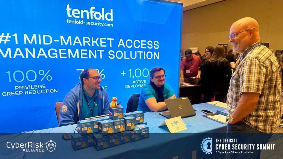 CyberSummitUSA's tweet image. At today&apos;s 5th Annual Scottsdale #OfficialCyberSecurity Summit, leading providers of #CyberSolutions like @tenfoldsecurity, @Keyfactor, @SentinelOne &amp;amp; more help business execs learn how to fortify their companies against cybercrime.

#BusinessProtection #CSSScottsdale #CRAEvents