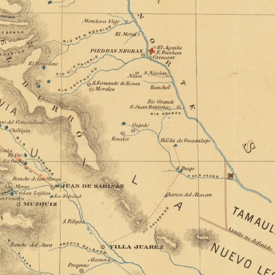 mapoteca_mx's tweet photo. Este mal llamado croquis es en realidad un detallado mapa de una de las zonas más deshabitadas del país hoy y hace 140 años (la edad del mapa)

Veamos... https://t.co/AjvNYpy8ns