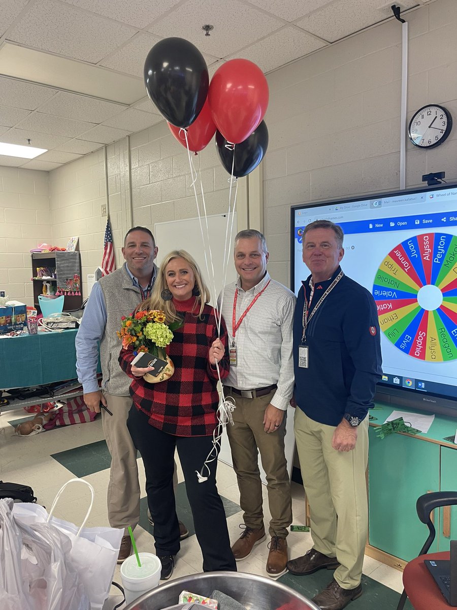 Our TEACHER OF THE YEAR……….Maureen Kallatsa