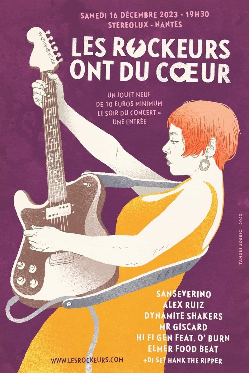 #Nantes, toujours fidèle aux Rockeurs ont du coeur ♥️ <a href="/RockeursNantes/">Les Rockeurs ont du Coeur - Nantes</a> <a href="/AGalesne/">Anne Claire Galesne</a> <a href="/Stereoluxnantes/">Stereolux / Scopitone</a> <a href="/EFoodbeat/">ElmerFoodbeat</a> #ZicàNantes
