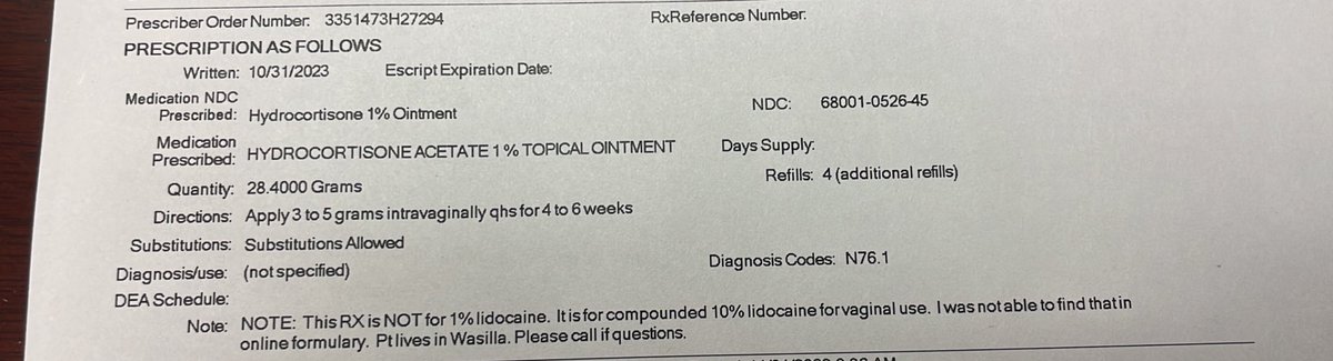 Quite possibly the worst escript I’ve received in a long time.
Prescribers, please don’t wing it like this. Just call. We are an indie, we answer the phone.
I think I know what they actually want.
Any guesses? I’ll post when they call me back.
#MedTwitter #TwitterRx