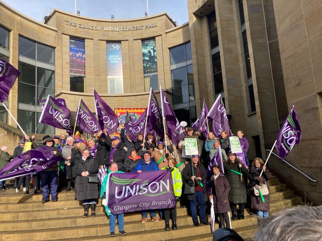 unison_glasgow tweet picture