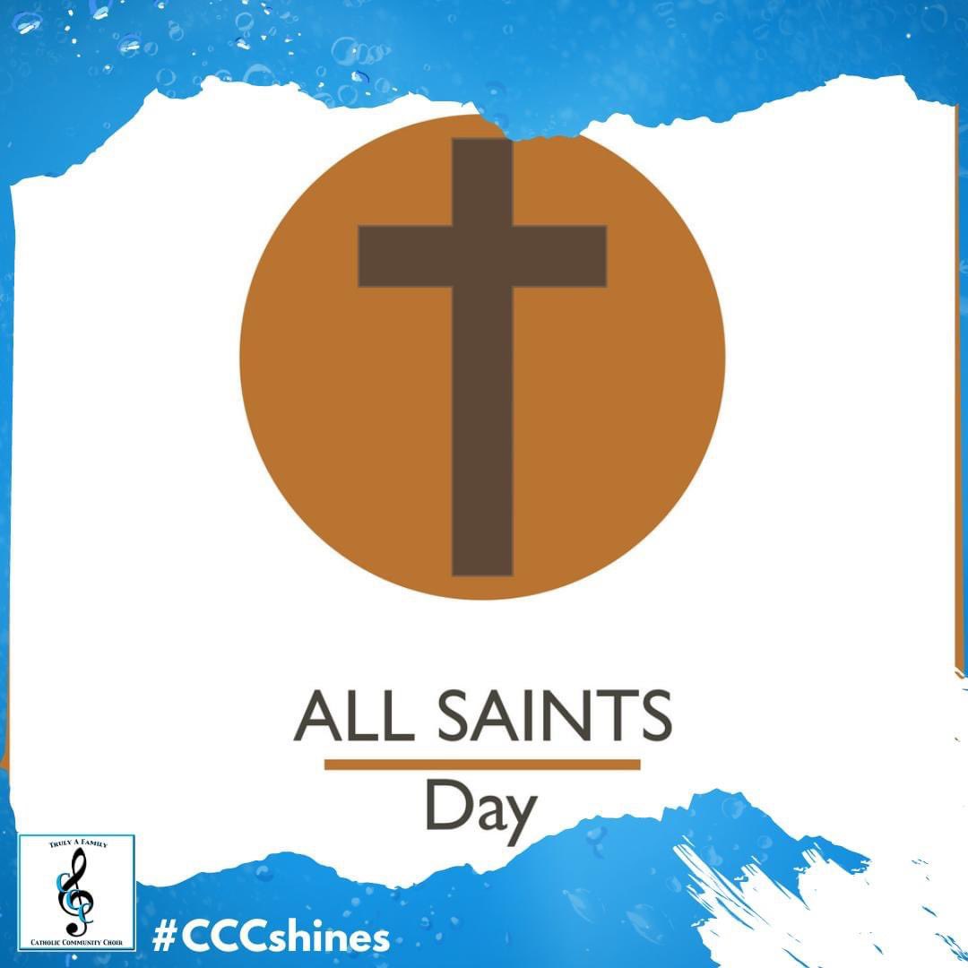 In every prayer at CCC, we always ask for the intercession of all of our angels and saints. That could not be more true today as we celebrate All Saint's Day. May all of our angels and saints watch over us today and every day. #CCCShines #ShineOnCCC 🙏🎶☀️