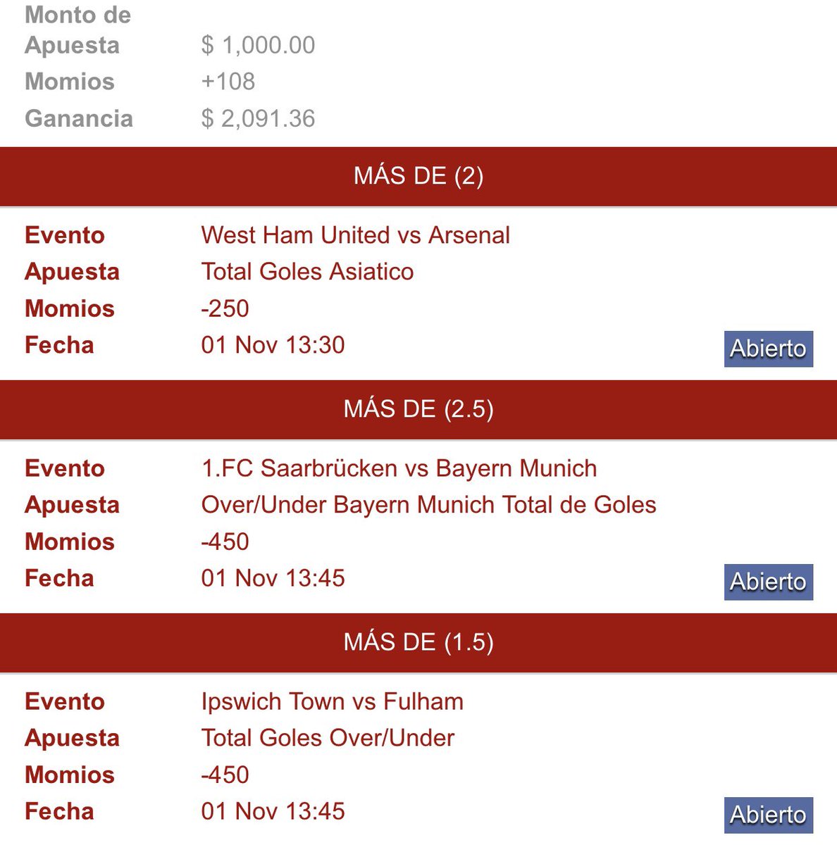 picks_tmt's tweet photo. Listo el #Tonalipick de la mañana.

Se esperan goles en los 3 partidos, vamos con este ticket que se debe cobrar 🤑🤑🤑 https://t.co/MaCvuQ2OJe