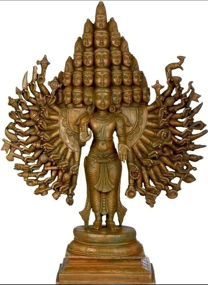 VenkateshOffi's tweet photo. Unbelievably amazing #SahasraPurusha sculpture
Sahasra Purusha has a #1000heads, a #1000eyes and a #1000feet He covers the #world from all sides & #Pervades every part of creation.
A #Thousand represents #Infinity and it represents the all-pervasiveness of the Universal Being. https://t.co/cQxlxmzPhw