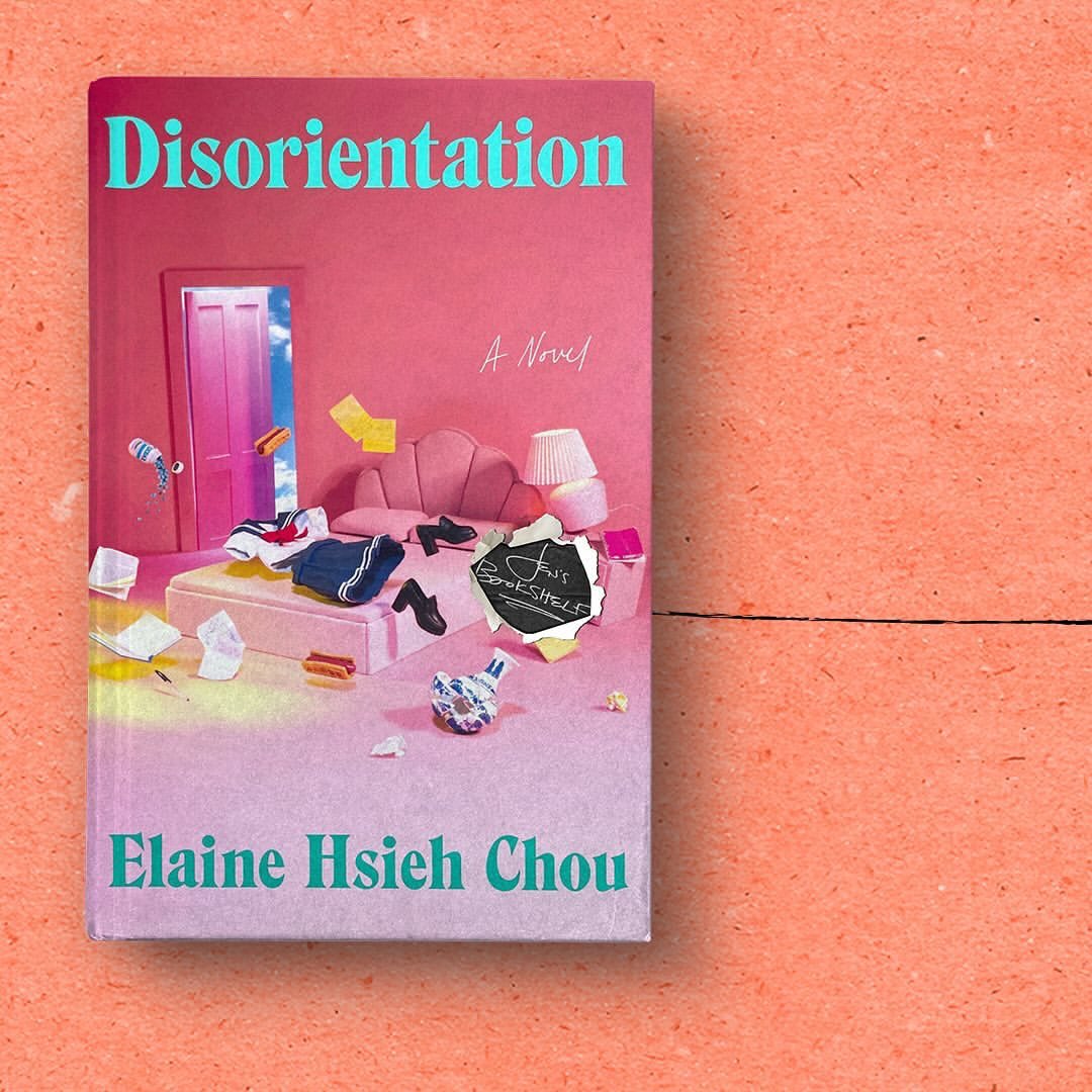 AllAboutJMo's tweet photo. “November Book of The Month
#Disorientation by @ElaineHsiehChou 
A #nyplyounglions Fiction Award Finalist. 
Read with us, this one you may even see on your tv screen one day.” https://t.co/HxR75czzrk
