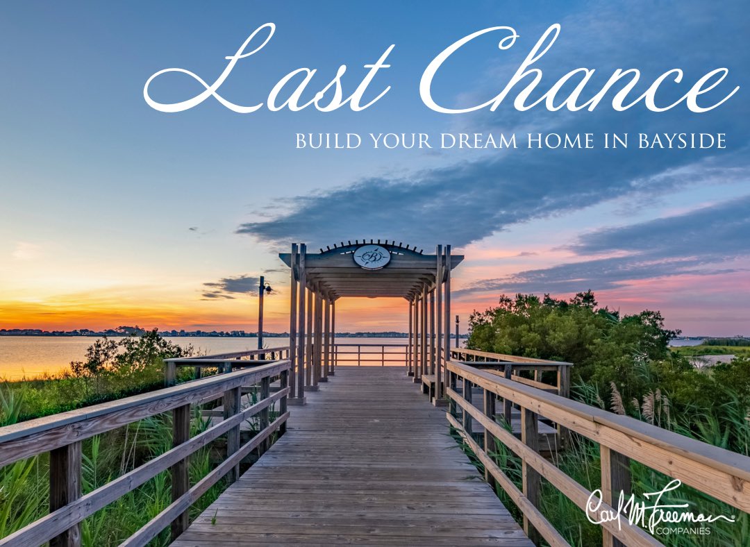 Visit LiveBayside.com/homes to inquire about these last lots available!