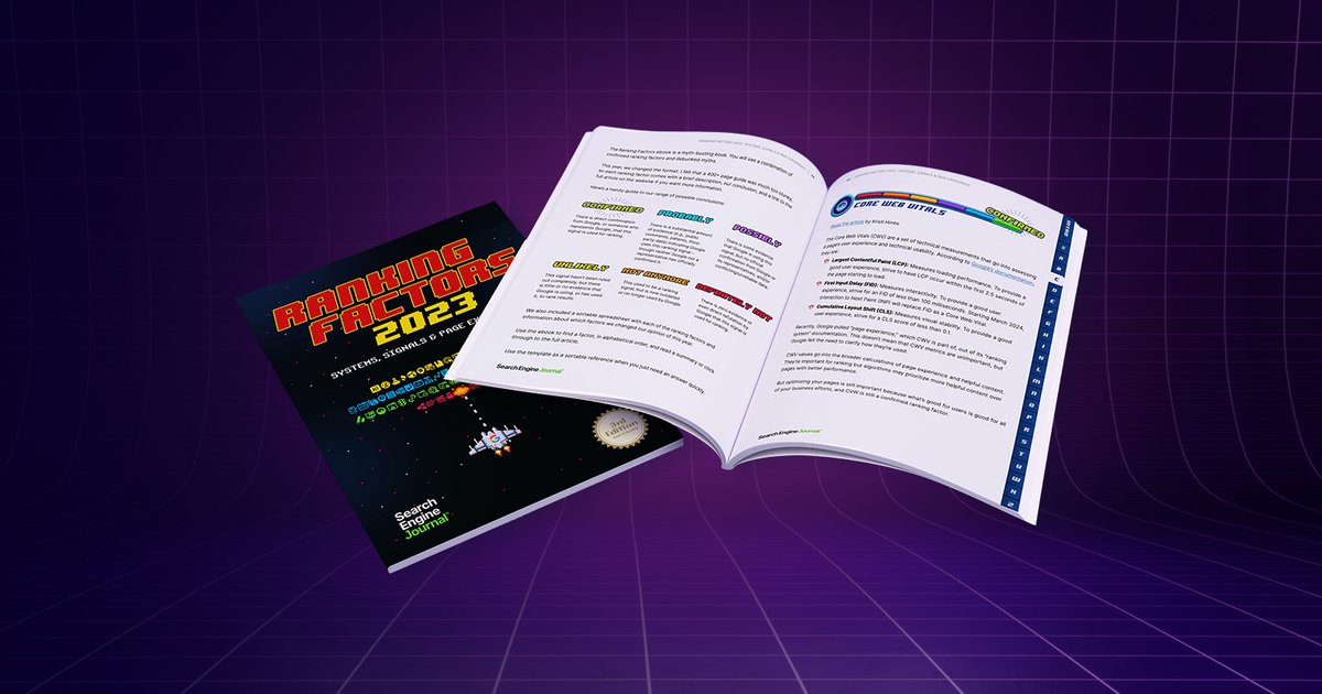 sejournal's tweet image. Eliminate the guesswork in your SEO strategy with Ranking Factors - Systems, Signals &amp;amp; Page Experience. bit.ly/3rGXF46 

#smallbiztips #smbmarketing #smbtips