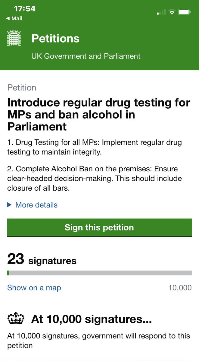 Charles83230639's tweet photo. ✍️ Okay it’s time to end the party. Please sign & RT! 

Introduce regular drug testing for MPs and ban alcohol in Parliament
 
1. Drug Testing for all MPs: Implement regular drug testing to maintain integrity.
 
2. Complete Alcohol Ban on the premises: Ensure clear-headed decision-making. This should include closure of all bars.
 
Introduce regular drug testing for Members of Parliament to maintain integrity and trust in our legislative process.
 
Enforce a complete ban on alcohol consumption in the UK Parliament to ensure clear-headed decision-making and uphold parliamentary dignity. This should include closing all bars within parliamentary premises to promote professionalism and accountability.
 
We believe these measures will strengthen the UK Parliament's integrity and commitment to ethical conduct. We request prompt consideration and implementation. https://t.co/qdje5Z2pWZ