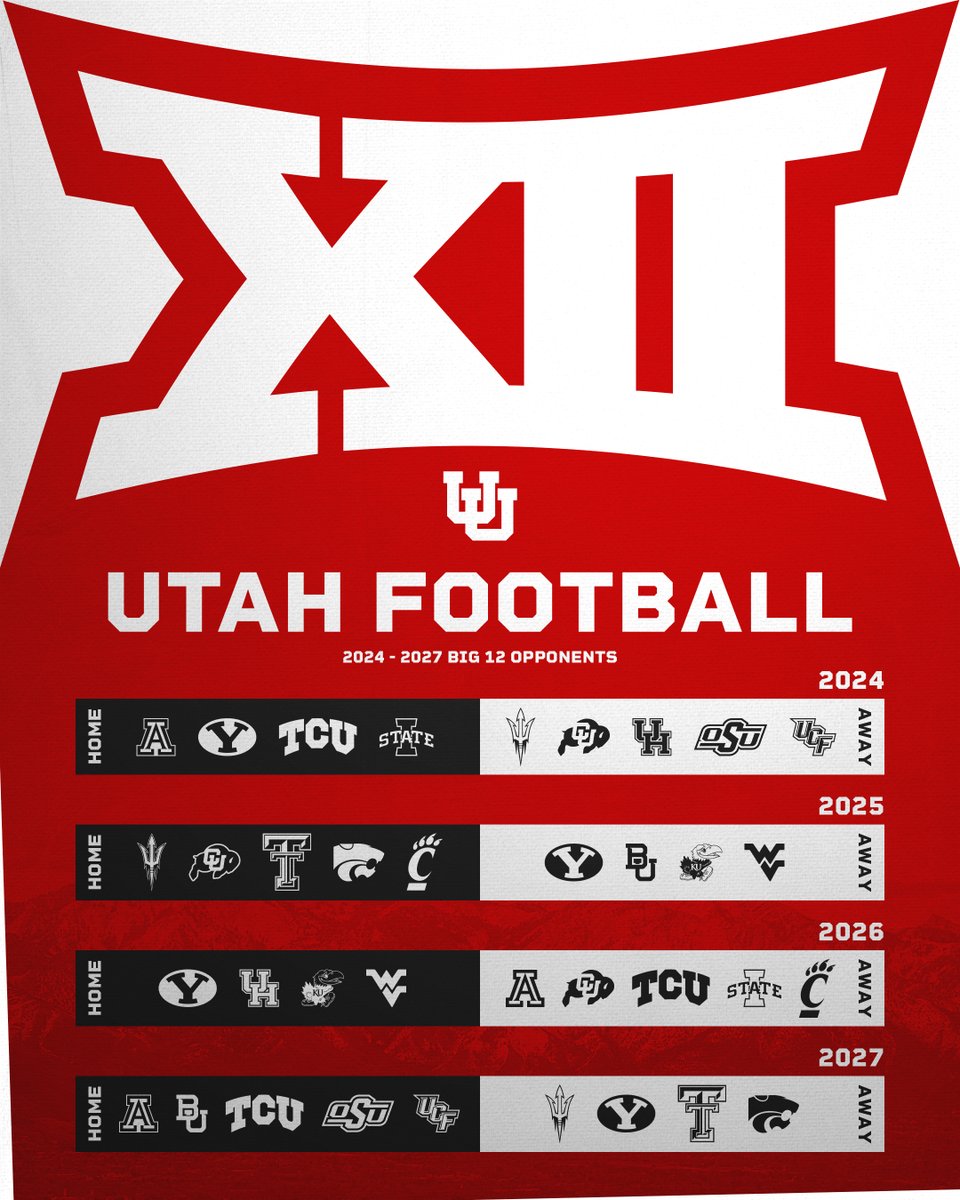 The future is set.

Our 2024-2027 schedule matrix is here ⬇️