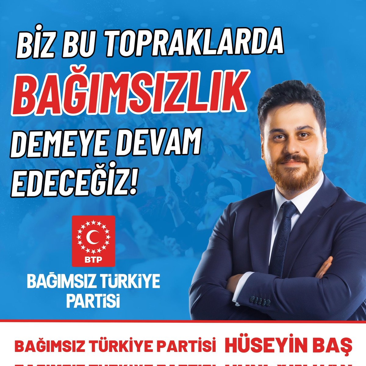 Seninleyiz başkan