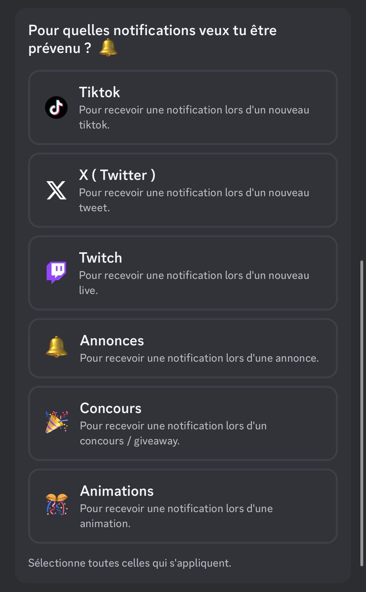 flaviediscord's tweet photo. Le savais-tu ? 🤔

Tu peux t’assigner tes propres rôles !

Pour cela il te suffit de te rendre dans la catégorie « Salons et Rôles » situé tout en haut des salons. https://t.co/rIdKmVxTkQ