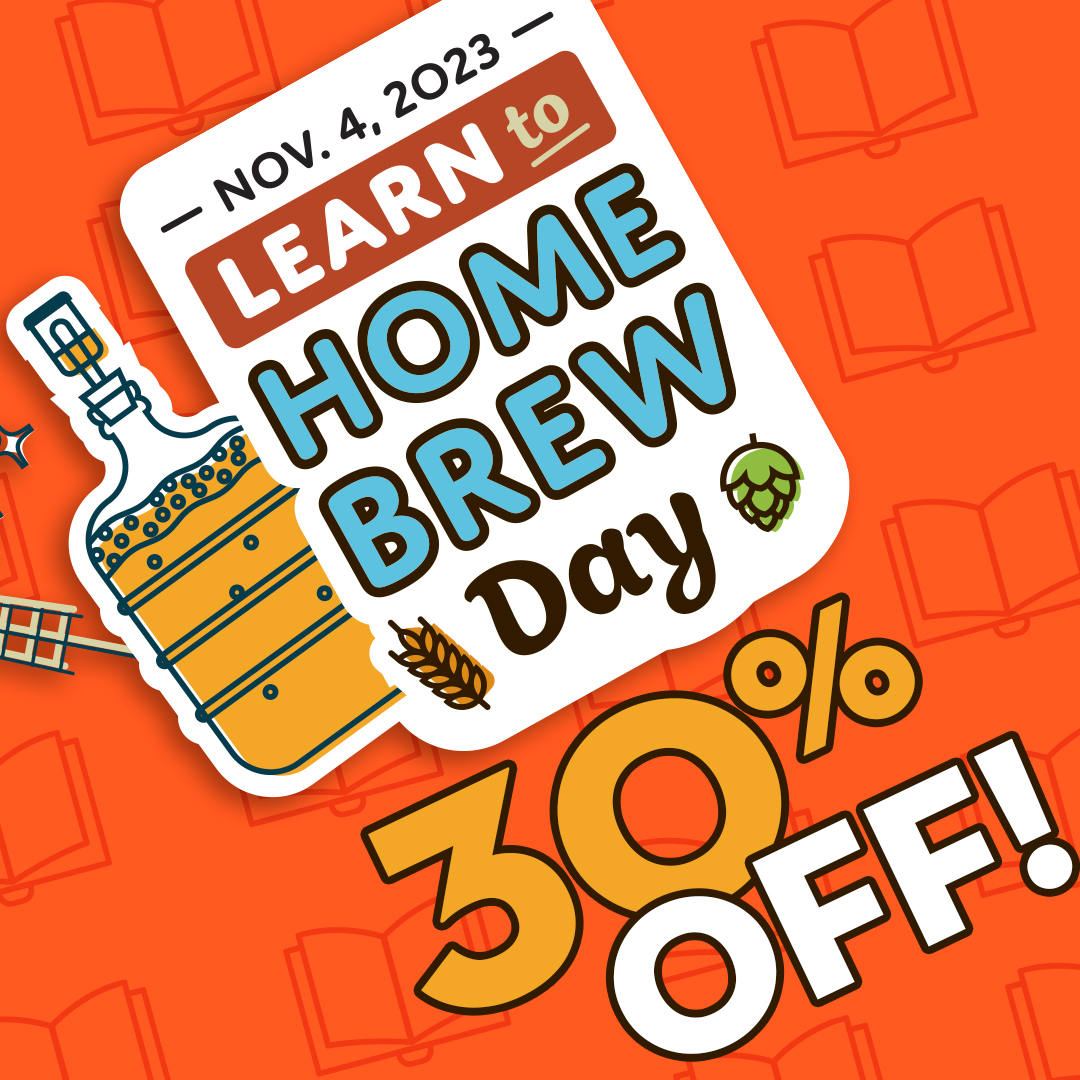 Celebrate #LearntoHomebrewDay with 30% off all homebrewing, beer styles, and ingredient books AND enjoy free standard shipping for U.S. residents! 📚 Hurry, sale ends Nov. 8. brewerspublications.com/collections/le…