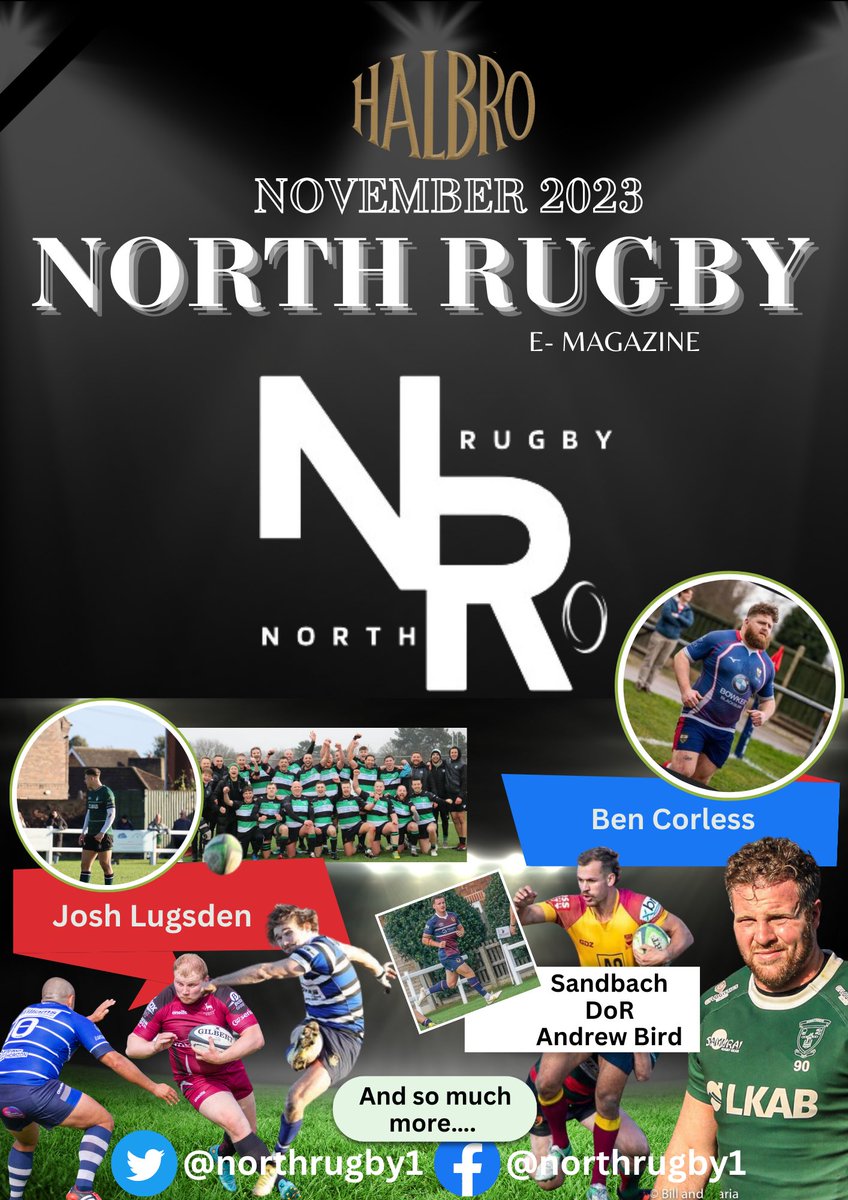 🚨 North Rugby - November 23 is out NOW!

This is edition is packed with content 🙌

online.anyflip.com/jcqma/kwhl/mob…

Player Spotlights - DoR Interviews, Coaches Interviews - Plus so much more….

Please like and share 🙏

#northrugby