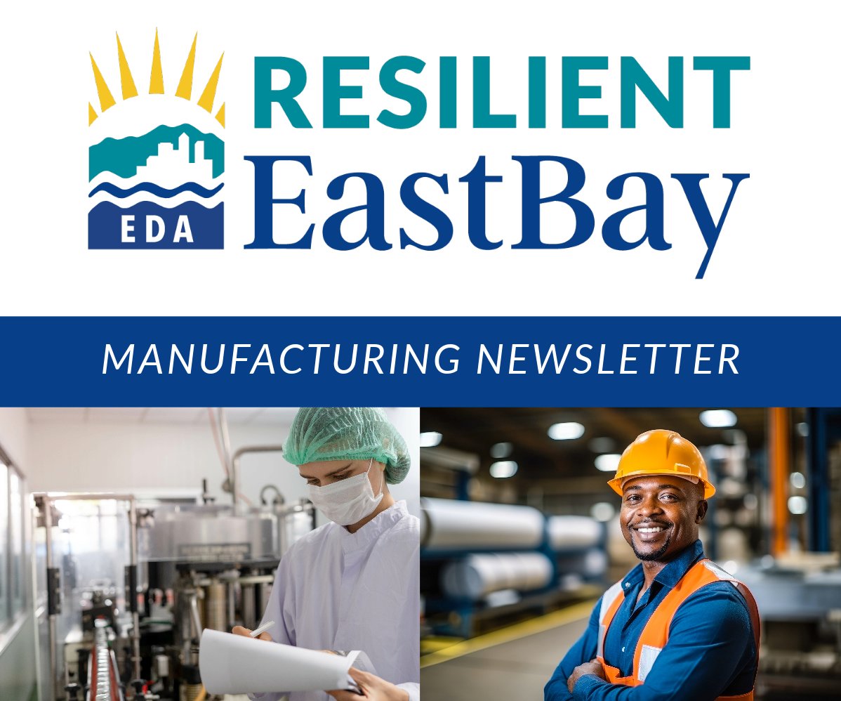 #EastBayEDA's #manufacturing newsletter is here for November! Read the latest, including the launch of #ResilientEastBay, #MFG events, business resources, and more.➡️conta.cc/3QFFe8r @PoweredwithAva @AMBayArea @CMTCSolutions @ManexConsulting @TheMfgInstitute @PortofOakland